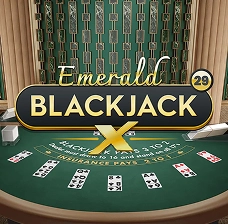 Emerald Blackjack živě v DedekCasino